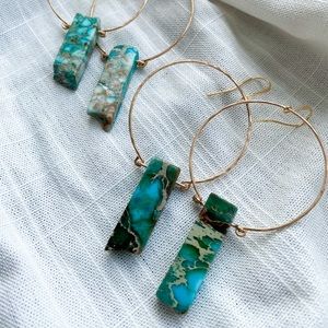 Handmade Jasper earrings